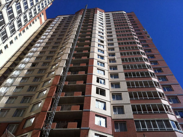 ЖК "ЗВЁЗДНЫЙ" 2 очередь, 5 секция, 25-этажный жилой дом, ул. Орджоникидзе (август-октябрь 2015) 
